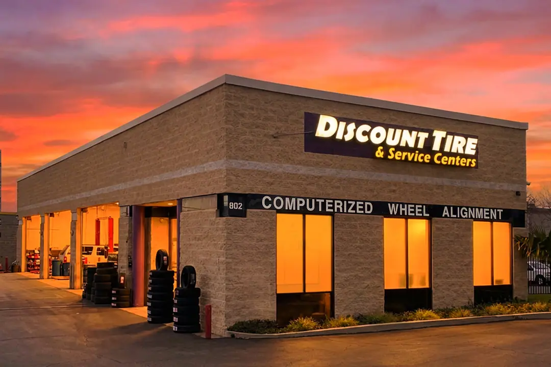 Discount Tire & Service Centers Monrovia storefront at 802 E Huntington Drive