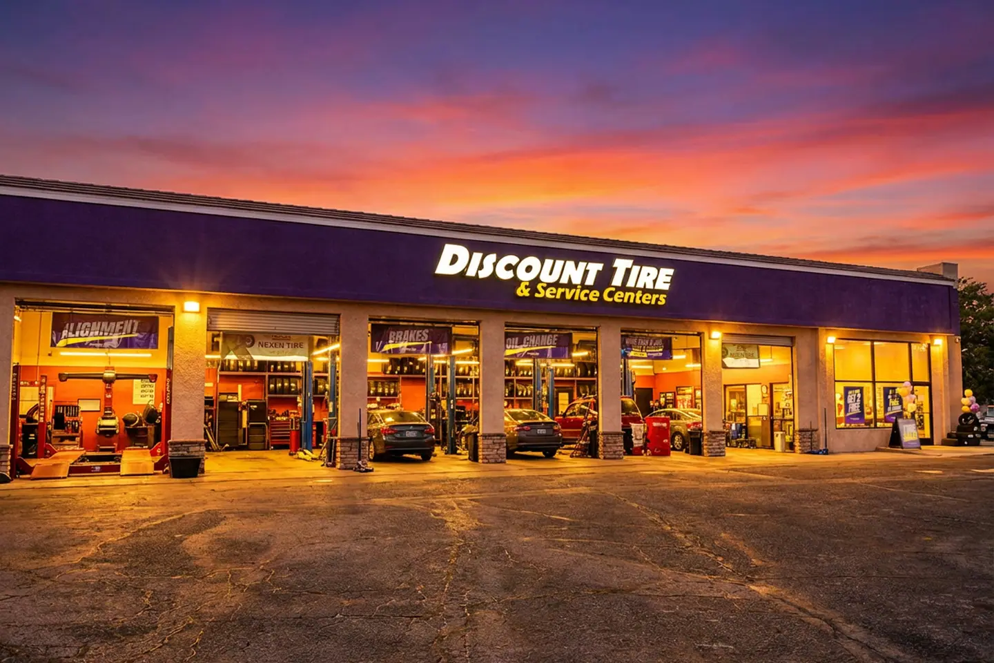 Discount Tire & Service Centers Yucca Valley storefront at 7288 Barberry Avenue