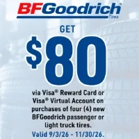 BFGoodrich manufacturer rebate artwork